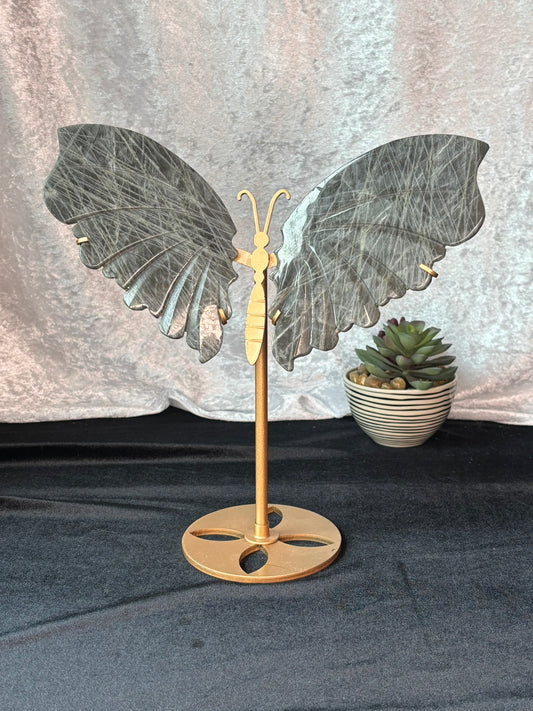 Purple Flash Labradorite Wings