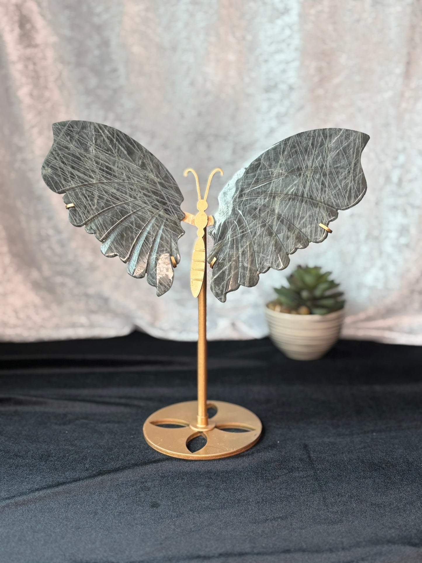 Purple Flash Labradorite Wings