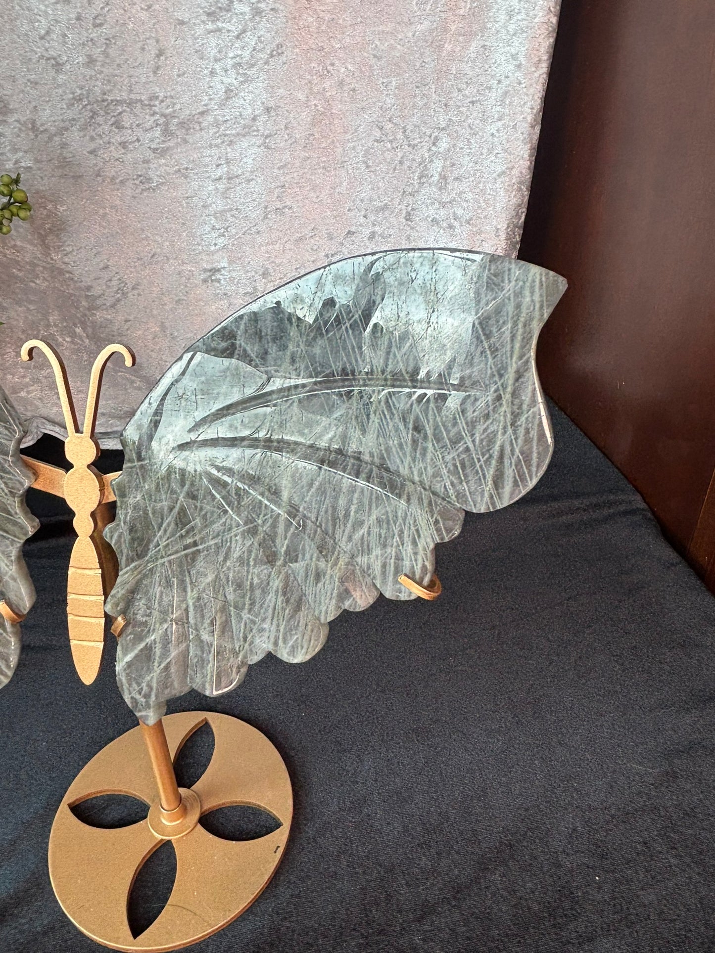 Purple Flash Labradorite Wings