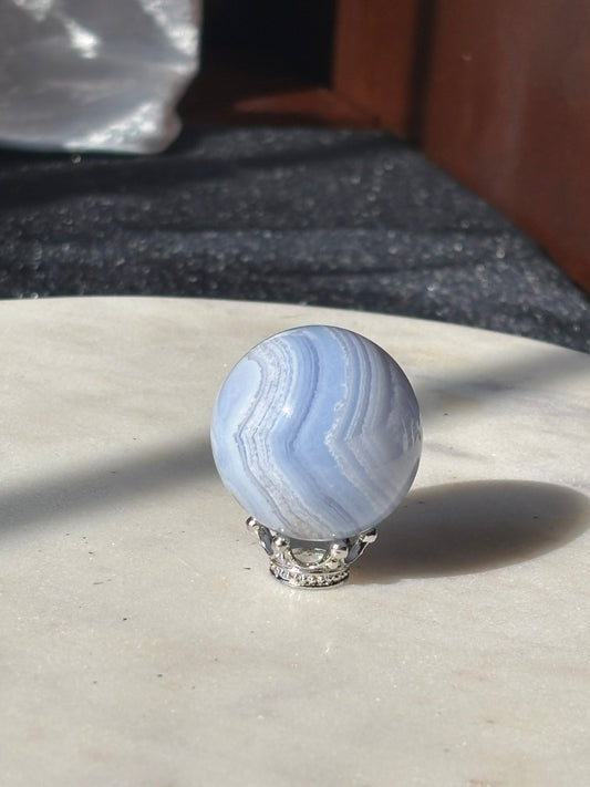 Blue Lace Agate Sphere
