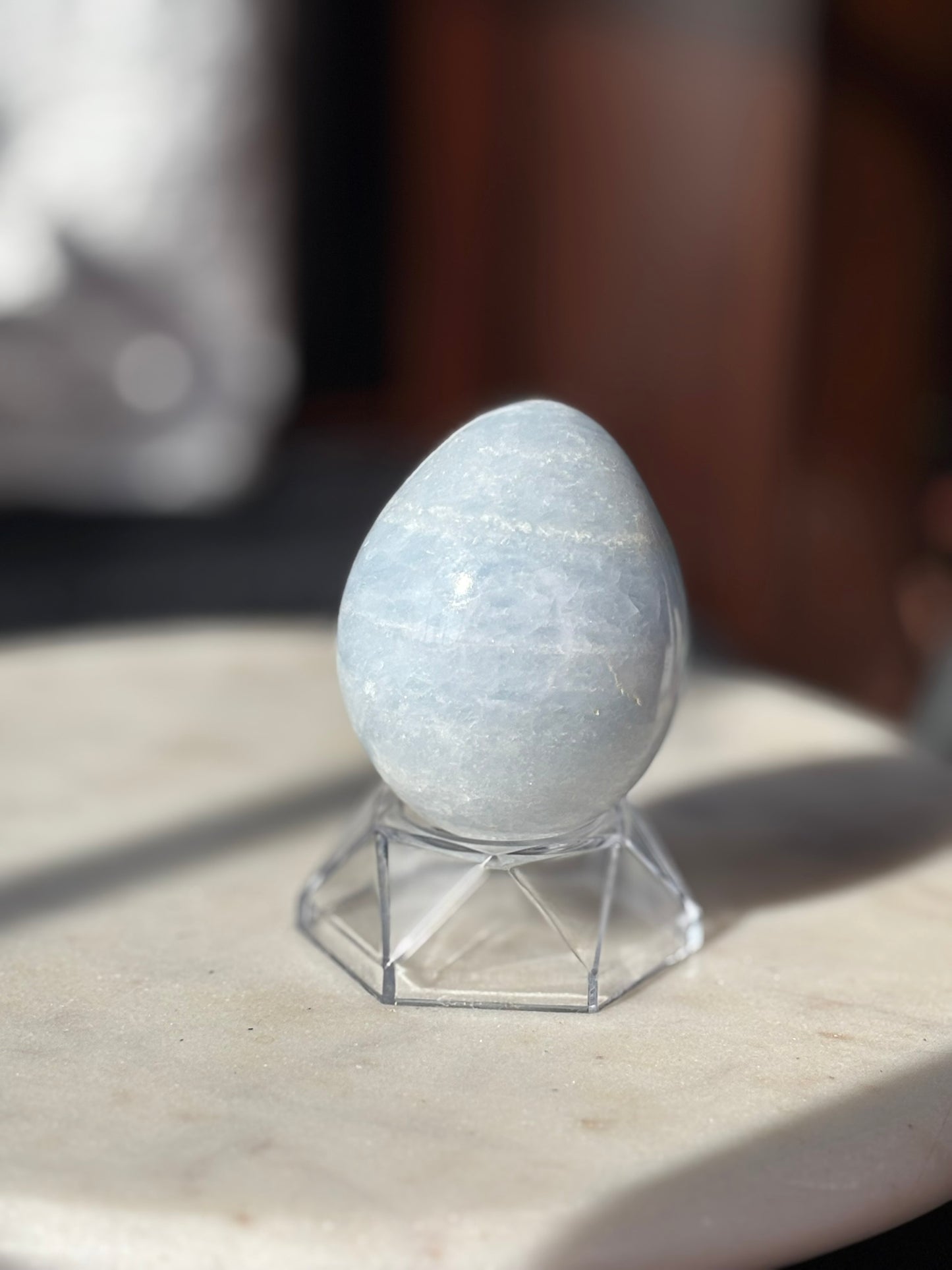 Celestite Polished Egg
