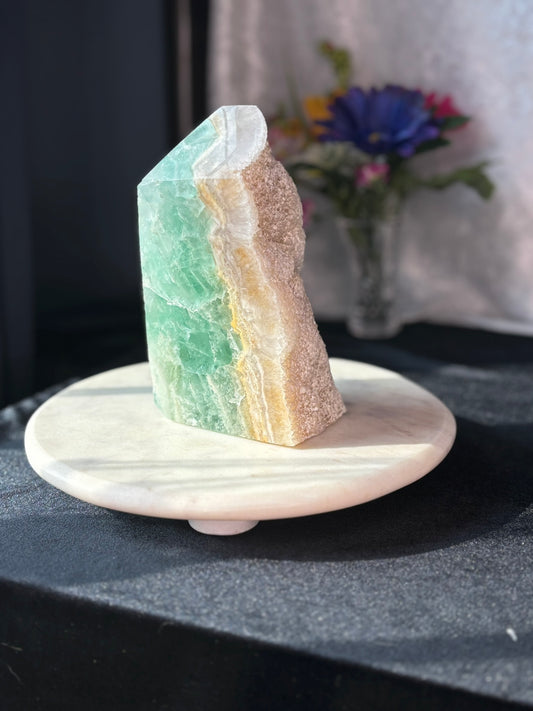 Baja Fluorite Chunky Fluorite Tower
