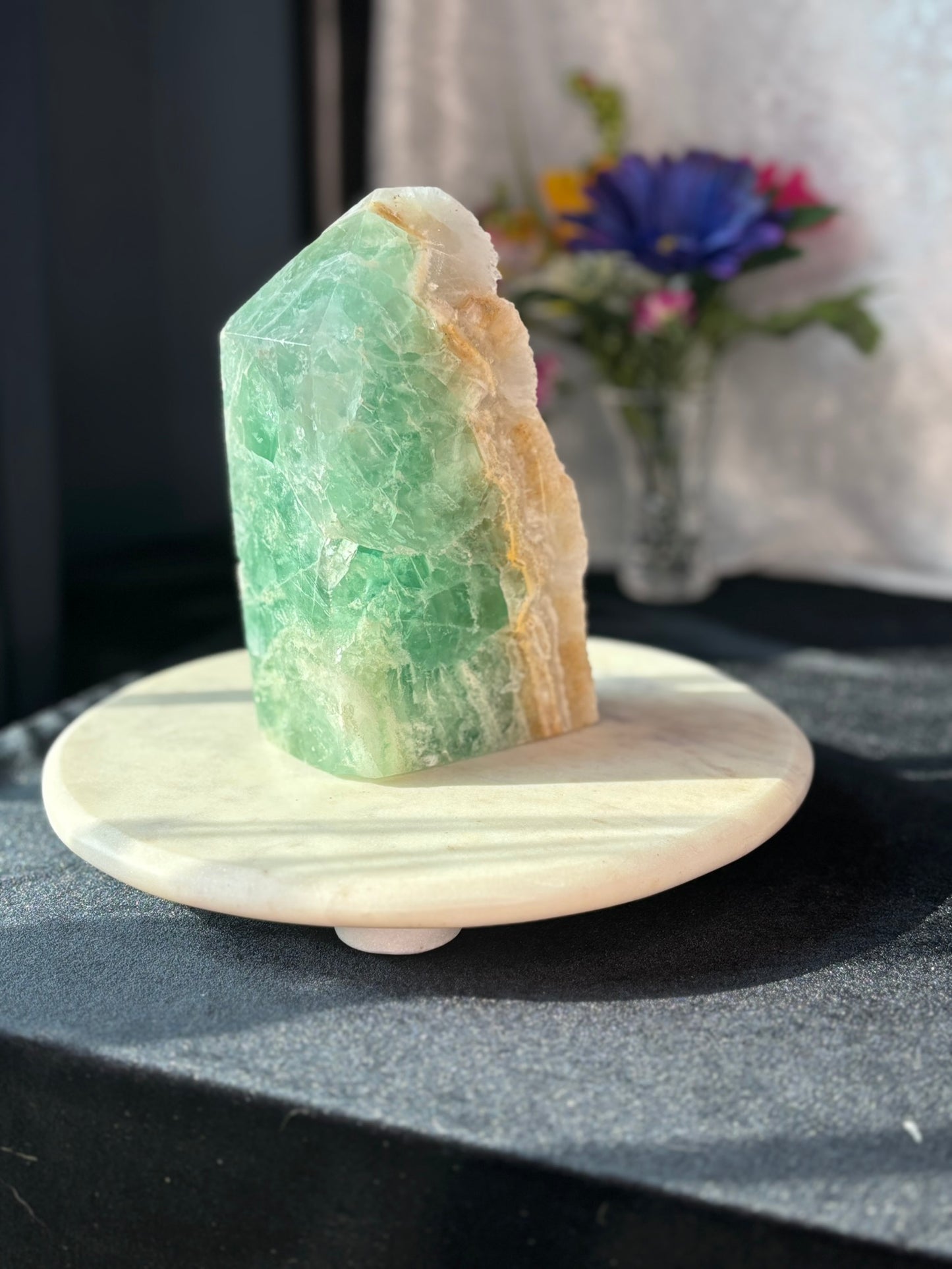 Baja Fluorite Chunky Fluorite Tower