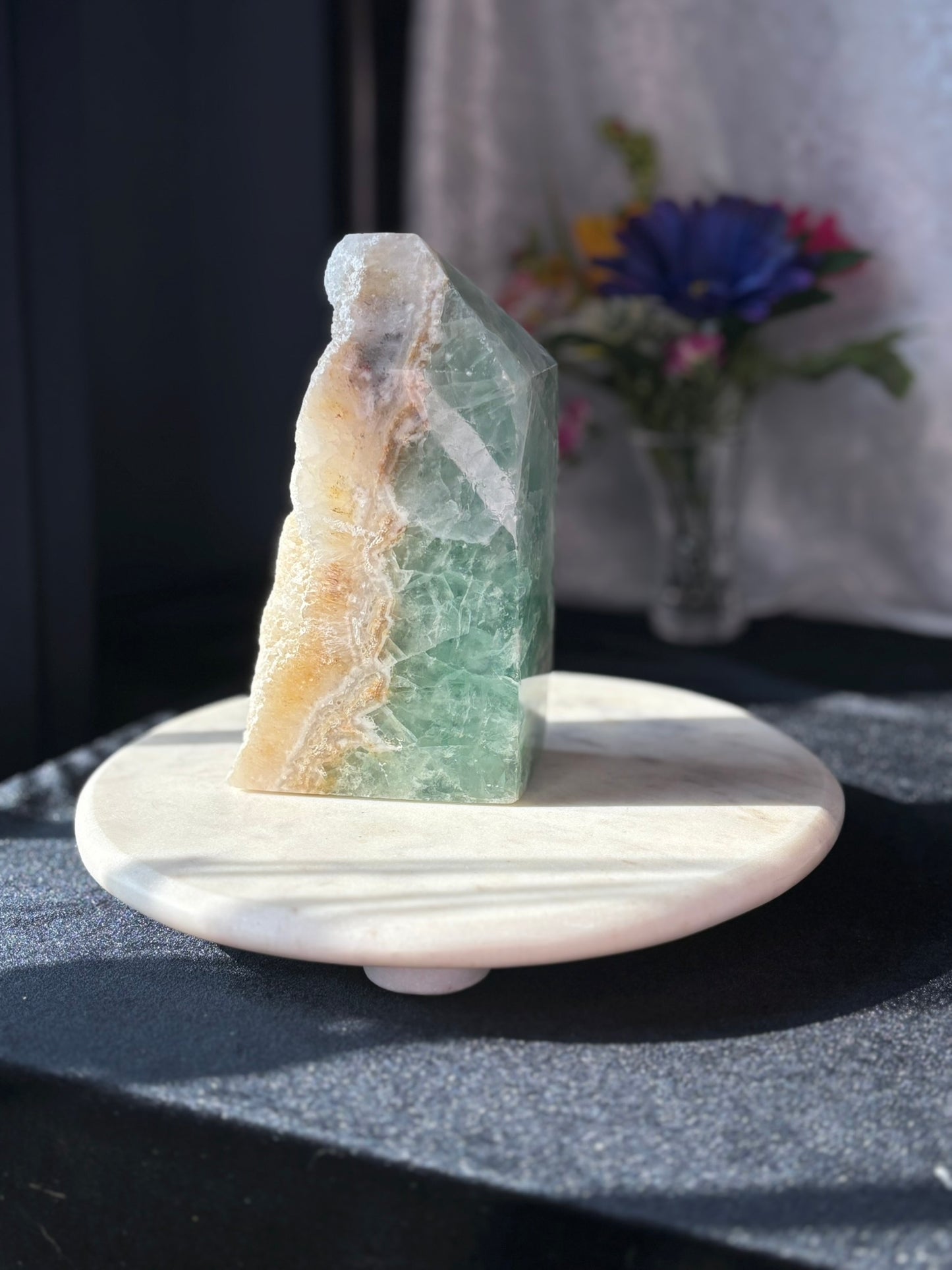 Baja Fluorite Chunky Fluorite Tower